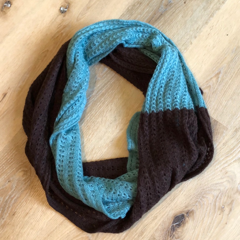 Two-Tone Infinity Scarf